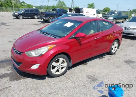 2012 Hyundai Elantra Gls (Ulsan Plant) z USA, uszkodzony, nr VIN KMHDH4AE3CU389026